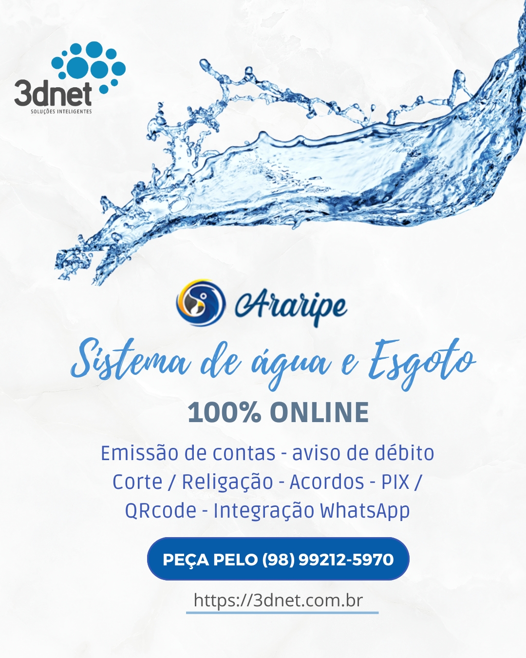 SISTEMA GESTÃO ÁGUA E ESGOTO