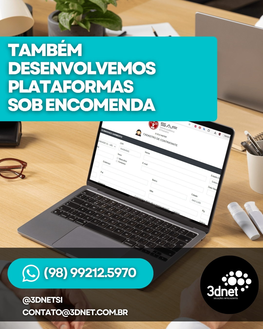 PLATAFORMAS SOB ENCOMENDA